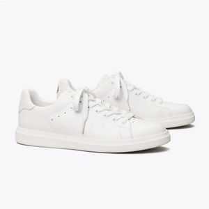 Tory Burch Howell Court Sneaker 7.5 White Leather